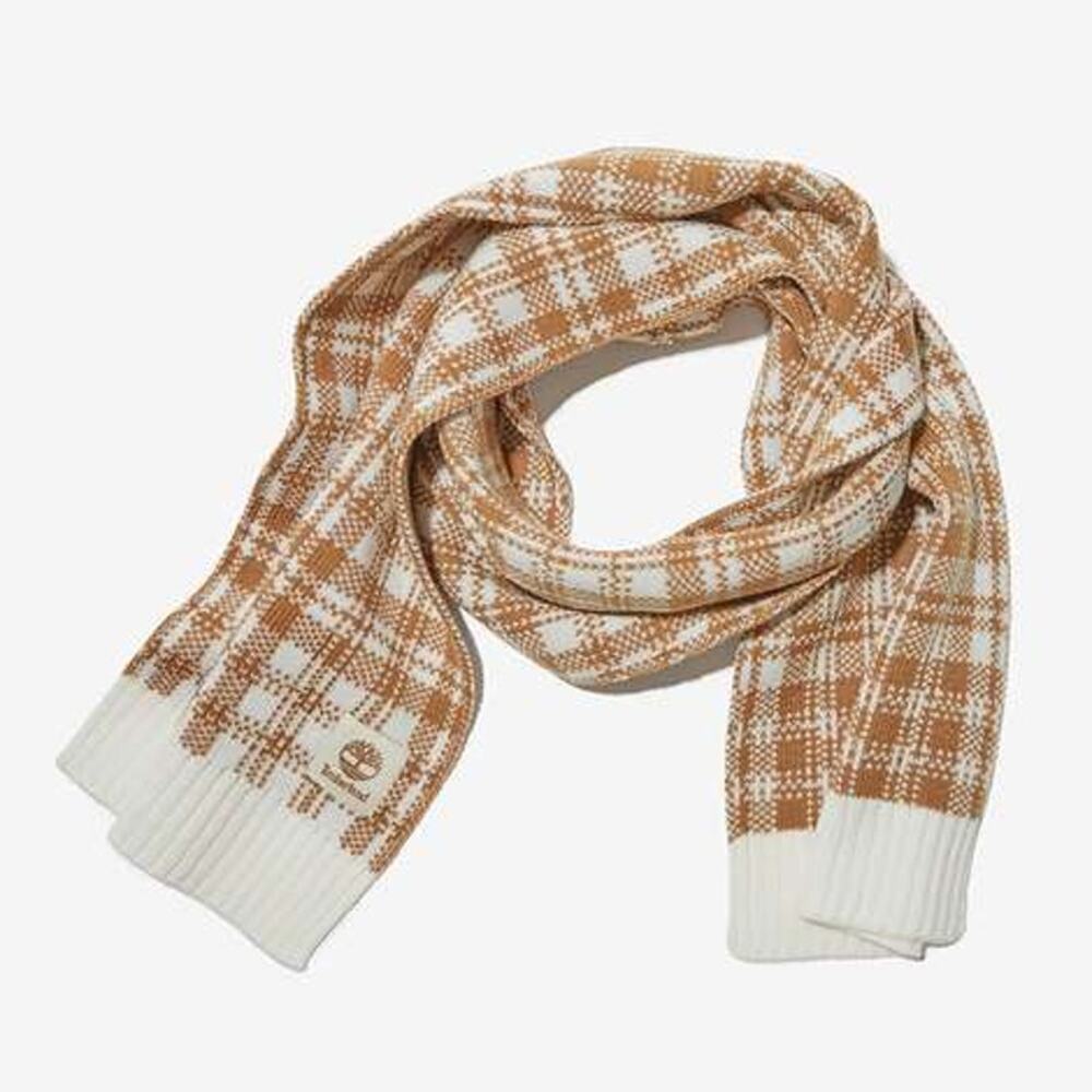 NWT TIMBERLAND Buffalo Plaid Scarf - Picture 2 of 3